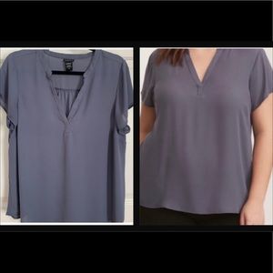 Torrid | Short Sleeve Georgette Pullover Blouse